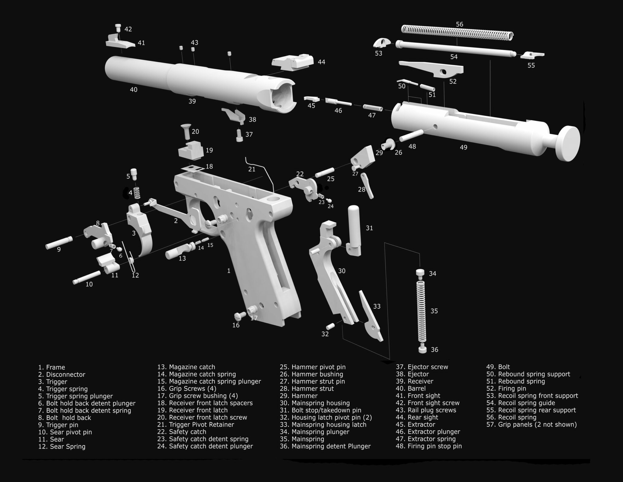 Ruger Mk Parts Diagram Matrix Precision Arms 