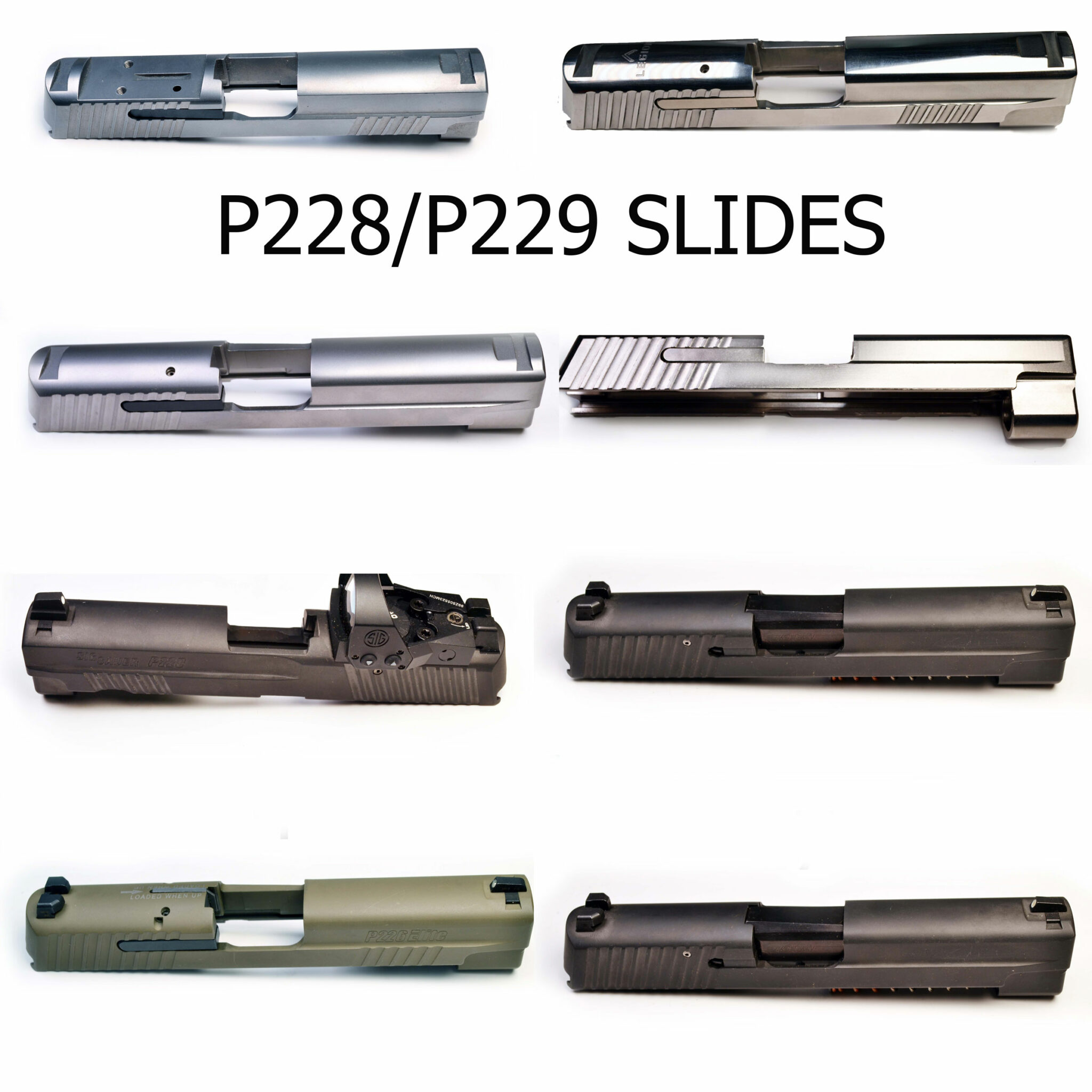 Sig Sauer P229 and P228 Slides – Many To Choose From – Matrix Precision ...